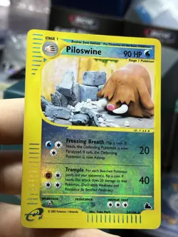 Piloswine 24/144 Skyridge 2003 Reverse Rare Holo e-Series Pokemon Card TCG - Image 4