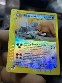 Piloswine 24/144 Skyridge 2003 Reverse Rare Holo e-Series Pokemon Card TCG - Image 5
