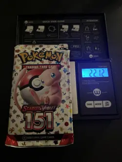 Very Heavy! 22.12 Gram Pokemon 151 Booster Pack Weighed Sealed - Image 1