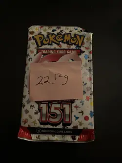 Very Heavy! 22.12 Gram Pokemon 151 Booster Pack Weighed Sealed - Image 3