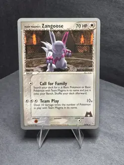 Pokemon TCG Team Magma's Zangoose 23/95 World Championships 2004 - Image 1