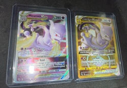Pokemon TCG GO Mewtwo VSTAR 31/78 and Mewtwo VSTAR Gold 86/78 Card NM-M - Image 1