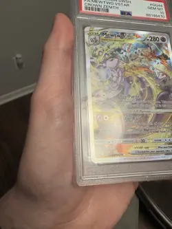 POKEMON CROWN ZENITH #GG44 FULL ART/MEWTWO VSTAR PSA 10 - 2 Scratches On Case - Image 5