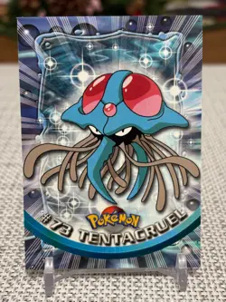 1999 Topps Pokemon #73 Tentacruel (TV Animation Series 1) 2nd Prt Black Logo NM - Image 1