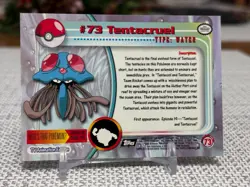 1999 Topps Pokemon #73 Tentacruel (TV Animation Series 1) 2nd Prt Black Logo NM - Image 2