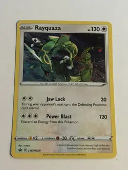 Rayquaza - SWSH029 - Cosmos Holo - Pokemon TCG - Black Star Promo - NM - Image 1