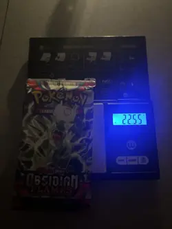 VERY HEAVY! 22.55 Gram Obsidian Flames Pokemon TCG Factory Sealed Booster Pack! - Image 1