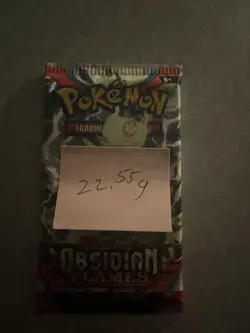 VERY HEAVY! 22.55 Gram Obsidian Flames Pokemon TCG Factory Sealed Booster Pack! - Image 3