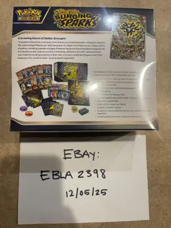 Scarlet and Violet Surging Sparks elite trainer box - Pokemon Center exclusive - Image 3