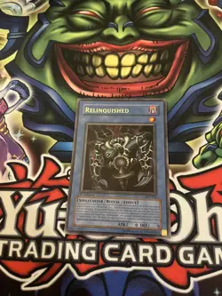 Yugioh Card Relinquished SDP-001 1st Edition Ultra Rare MP - Read Below (Y046) - Image 1