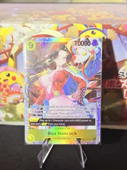 One Piece OP14-112 Boa Hancock SR The Azure Sea’s Seven Foil English Near Mint - Image 1