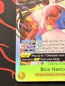 One Piece OP14-112 Boa Hancock SR The Azure Sea’s Seven Foil English Near Mint - Image 5