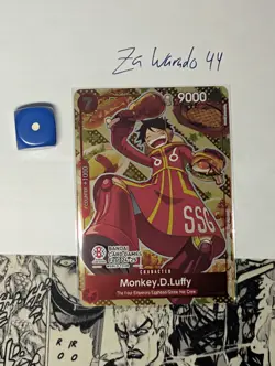Bandai P-080 Mokey D Luffy Promo Card One Piece Fest 24-25 World Tour - Image 1