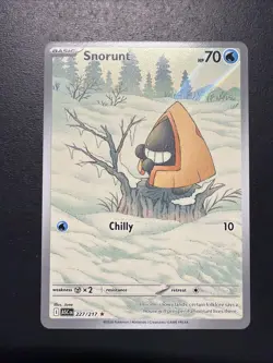 Pokemon TCG Snorunt Ascended Heroes Illustration Rare Card NM/M Pack Fresh - Image 1