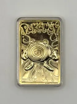Vintage 1999 Pokemon 23K Gold Plated Trading Card Poliwhirl (No Box or Ball) - Image 2