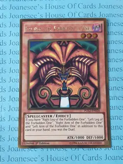 PGL2-EN026 Exodia the Forbidden One Yu-Gi-Oh Card 1st Edition New - Image 1