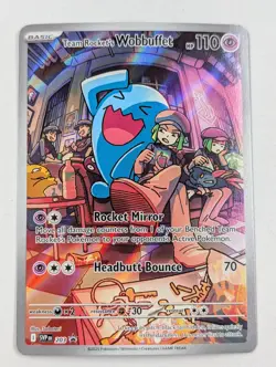 Team Rocket's Wobbuffet 203 Sv: Scarlet & Violet Promo Cards Holo - Image 1