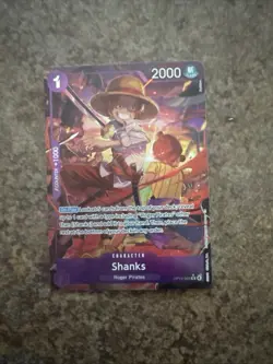 Shanks (065) (Alternate Art) OP13-065 Carrying On His Will Foil Card - Image 1