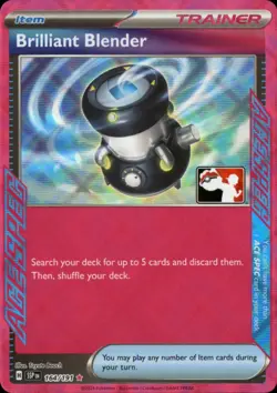 Brilliant Blender Holofoil ACE SPEC Rare Prize Pack Series Cards 164/191 NM - Image 1
