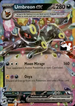 Umbreon ex - Holo Double Rare Prize Pack Series Cards 060/131 NM - Image 1