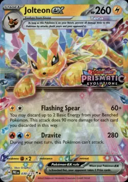 Jolteon ex - (Prismatic Evolutions Stamp) Promo Cards & Products 030/131 NM - Image 1