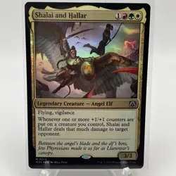 MTG FOIL Shalai and Hallar - March of the Machine Commander #010 - Image 1