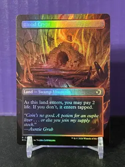 Blood Crypt (Borderless) Lorwyn Eclipsed Foil NM/M - Image 1