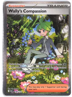 Wally's Compassion 186/132 Special Illustration Rare Mega Evolution Pokemon - Image 1