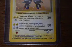 Magneton 9/130 Base Set 2 Pokemon Card Rare Holo - Image 3