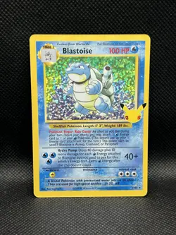 Blastoise 2/102 CLASSIC COLLECTION HOLO Celebrations Pokemon English 25th Foil - Image 1