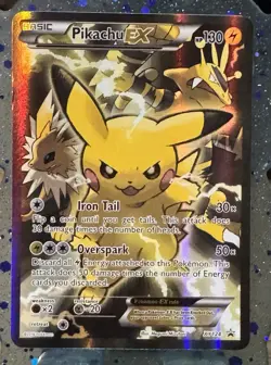 Pokemon Pikachu EX XY124 XY Holo - Image 1