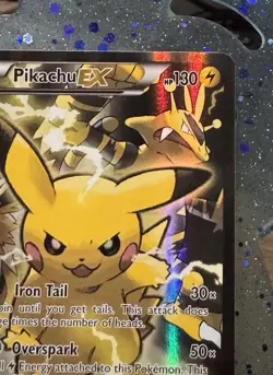 Pokemon Pikachu EX XY124 XY Holo - Image 3