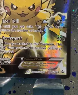 Pokemon Pikachu EX XY124 XY Holo - Image 5