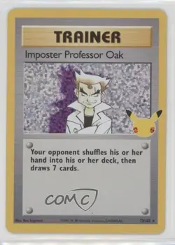 Imposter Professor Oak Pokemon Celebrations Classic Collection #73/102 - Image 1