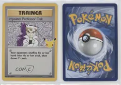 Imposter Professor Oak Pokemon Celebrations Classic Collection #73/102 - Image 3