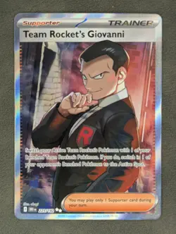 Team Rocket's Giovanni 225/182 Pokemon TCG Ultra Rare SV10: Destined Rivals NM - Image 1