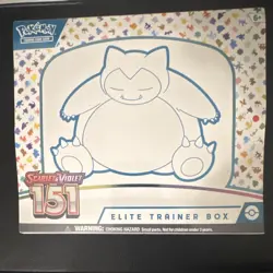 Pokemon Scarlet & Violet 151 Elite Trainer Box English Booster Promo Snorlax - Image 1