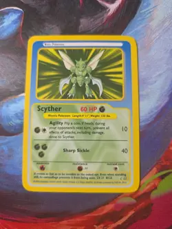 Pokemon Scyther TCG Vintage 2004 Funskool India Edition C02 - Image 1
