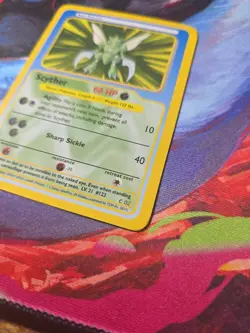 Pokemon Scyther TCG Vintage 2004 Funskool India Edition C02 - Image 2