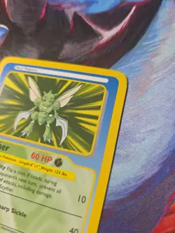 Pokemon Scyther TCG Vintage 2004 Funskool India Edition C02 - Image 5