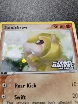 Pokemon Team Rocket Returns Sandshrew Stamped Reverse Holo 74/109 NEAR MINT - Image 2