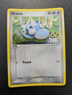 Pokemon Team Rocket Returns Dratini Stamped Reverse Holo 52/109 NEAR MINT - Image 1