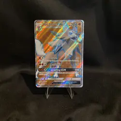 Pokemon TCG Lycanroc GX Burning Shadows 136/147 Holo Full Art - Image 1