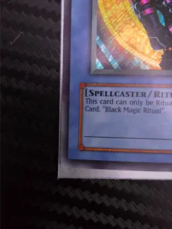 Yugioh: Magician of Black Chaos (Secret Rare) PP01-EN001 NM Name Misprint/ErrorU - Image 2