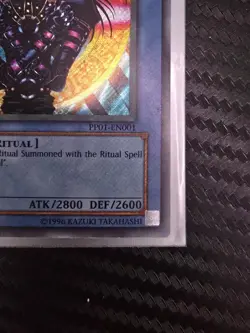 Yugioh: Magician of Black Chaos (Secret Rare) PP01-EN001 NM Name Misprint/ErrorU - Image 5