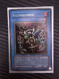 Yugioh: Relinquished (Ultra Rare) MRL-029 LP (front) / LP/MP (back) - Image 1