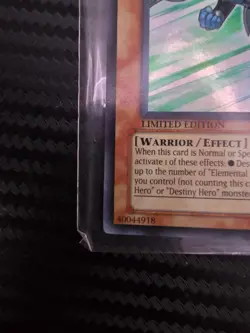 Yugioh: Limited Edition Elemental Hero Stratos (Ultra Rare) JUMP-EN012 NM / LP - Image 2