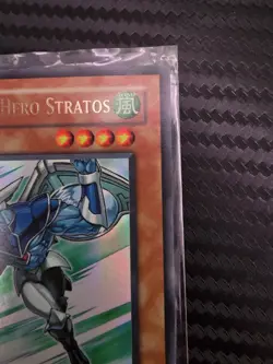 Yugioh: Limited Edition Elemental Hero Stratos (Ultra Rare) JUMP-EN012 NM / LP - Image 4