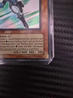 Yugioh: Limited Edition Elemental Hero Stratos (Ultra Rare) JUMP-EN012 NM / LP - Image 5