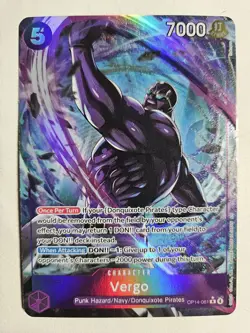 One Piece - The Azure Sea’s Seven - OP14-061 - Vergo - R Alt Art - Image 1